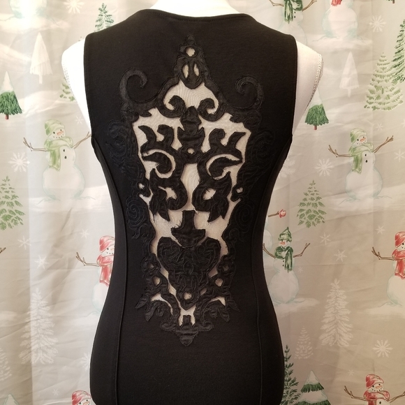 NEW LISTING! Guess Body-con Lace Backing Dress - Picture 3 of 6